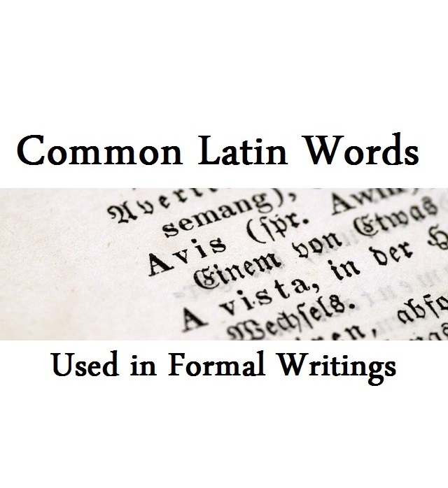 essay latin word